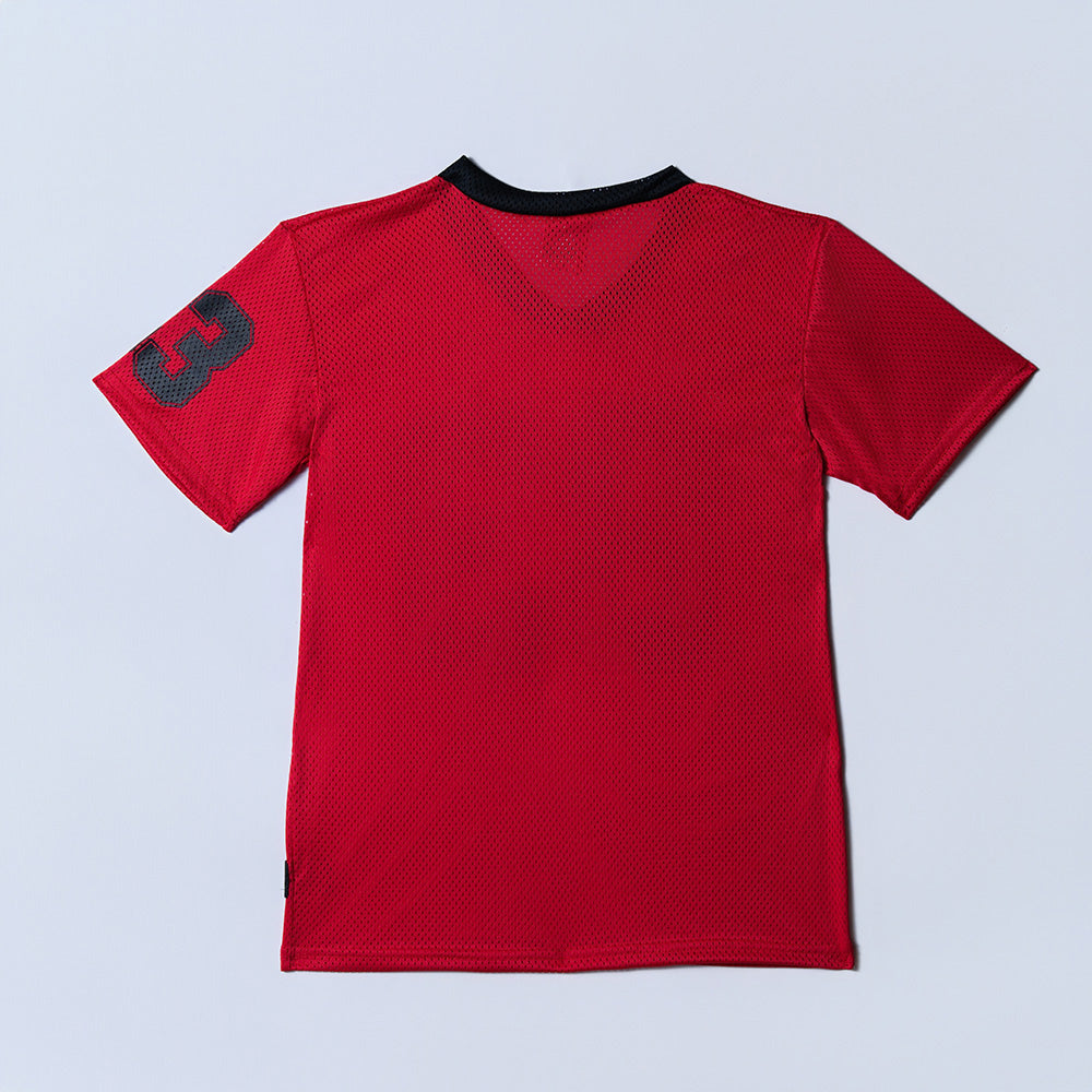Boys Red Basketball Tee