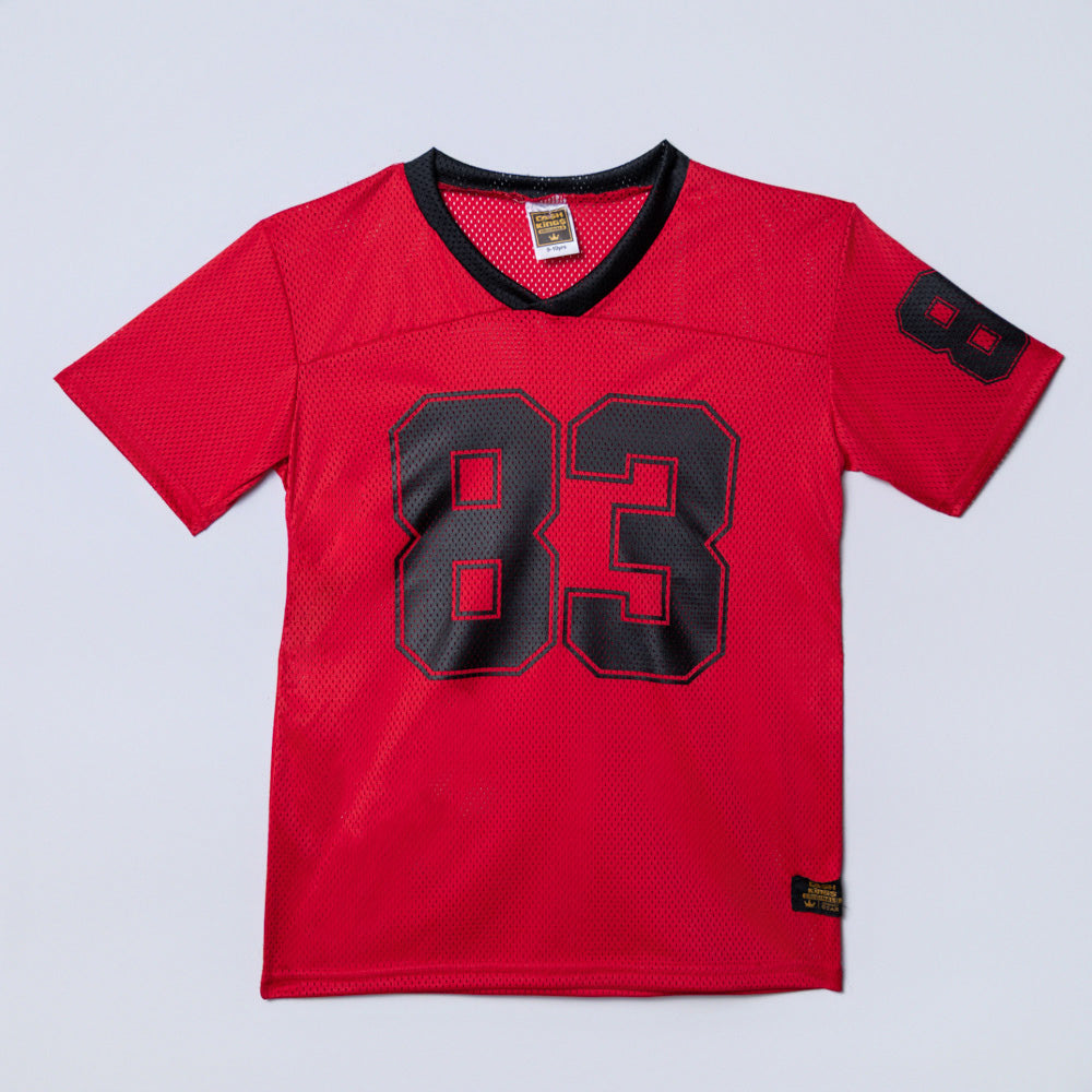 Boys Red Basketball Tee