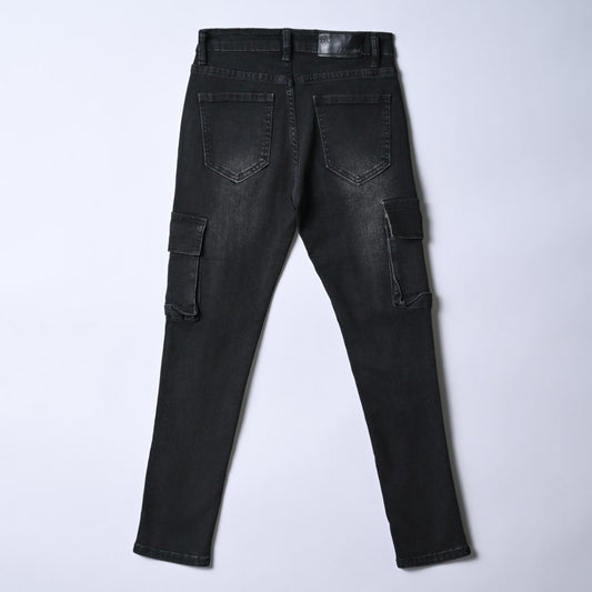 Boys 4 Pocket Black Denim Jeans