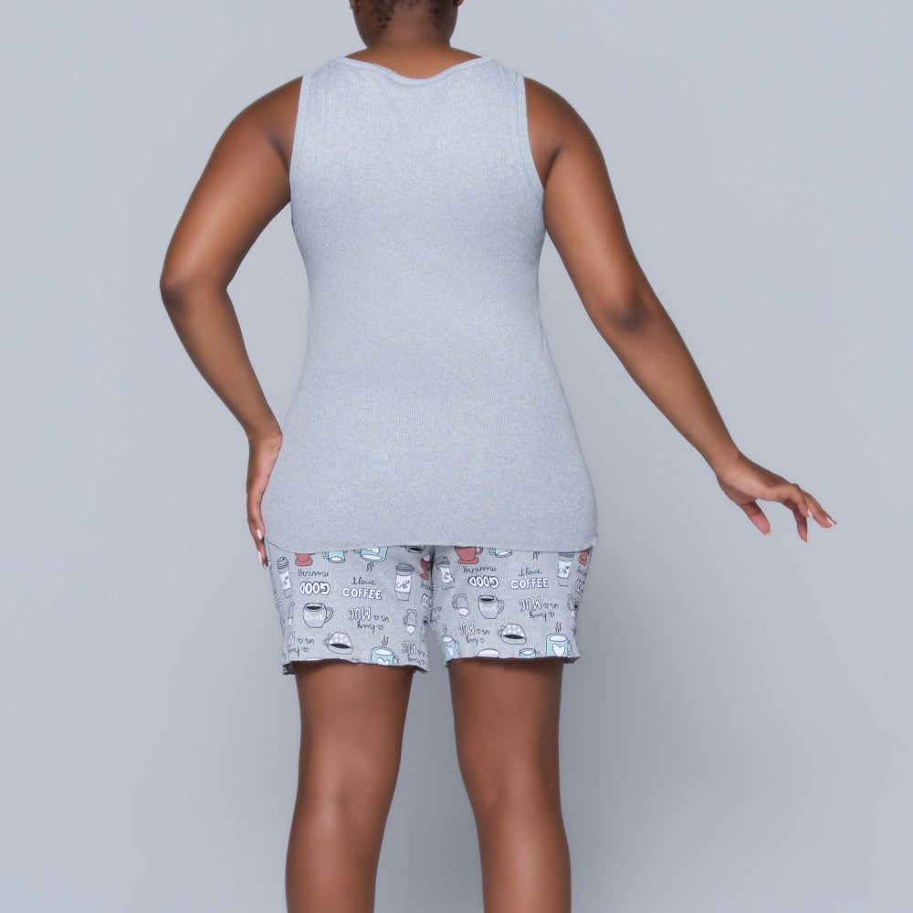 Grey Sleepy Head Pyjama Set