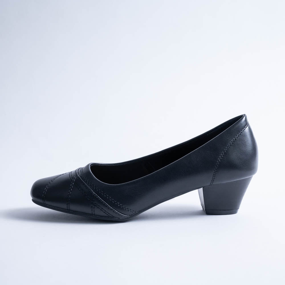 Ladies Black Ankle Strap Nurse Shoe