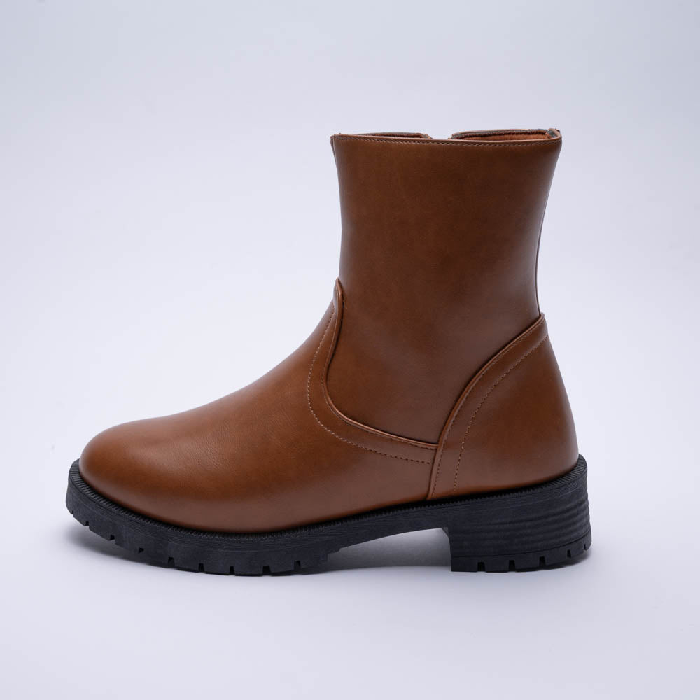 Camel Ankle Boots