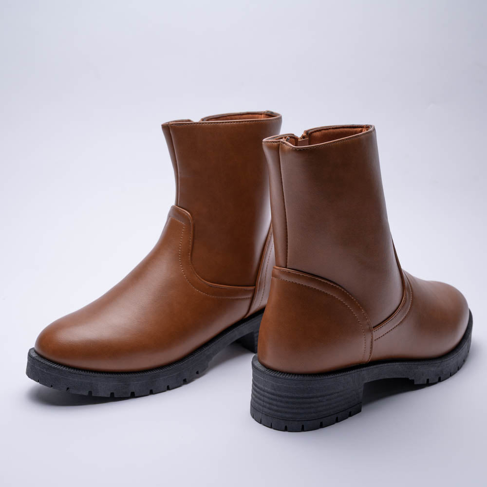 Camel Ankle Boots