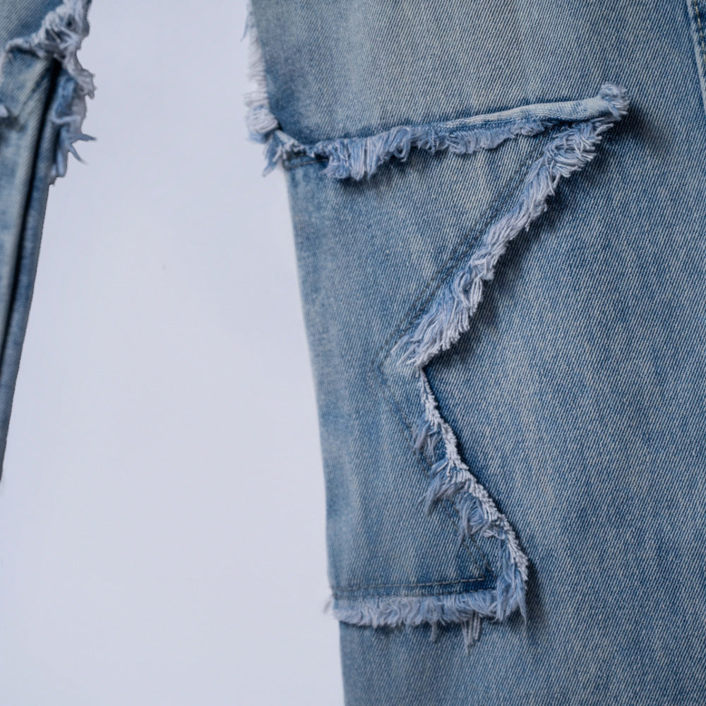 Girls Star Edit Cargo Jeans