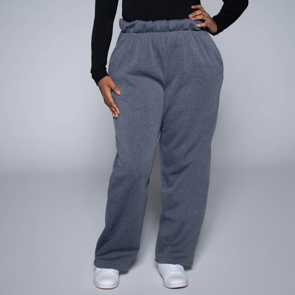Plus Size Charcoal Pants