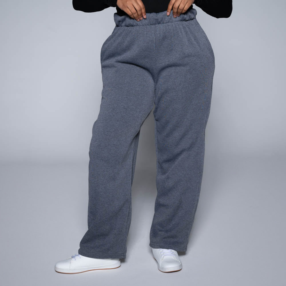Plus Size Charcoal Pants