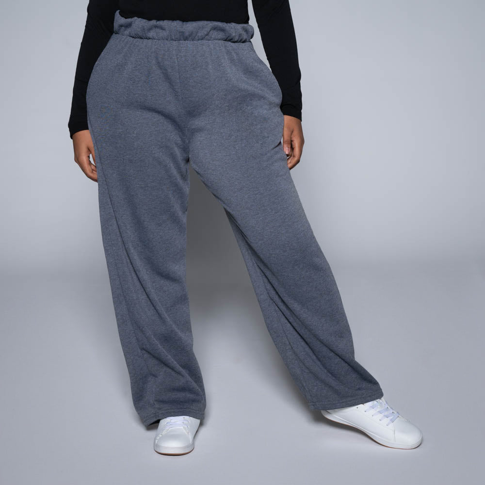 Plus Size Charcoal Pants