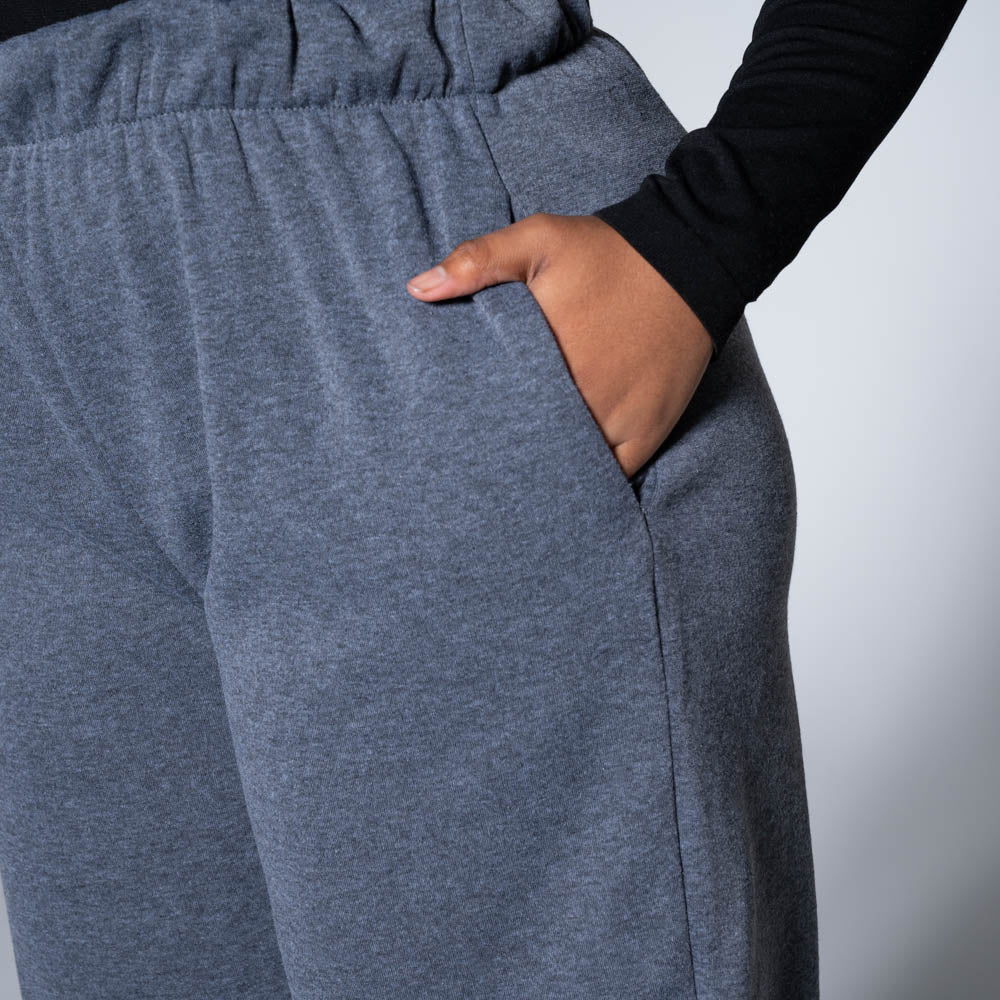 Plus Size Charcoal Pants