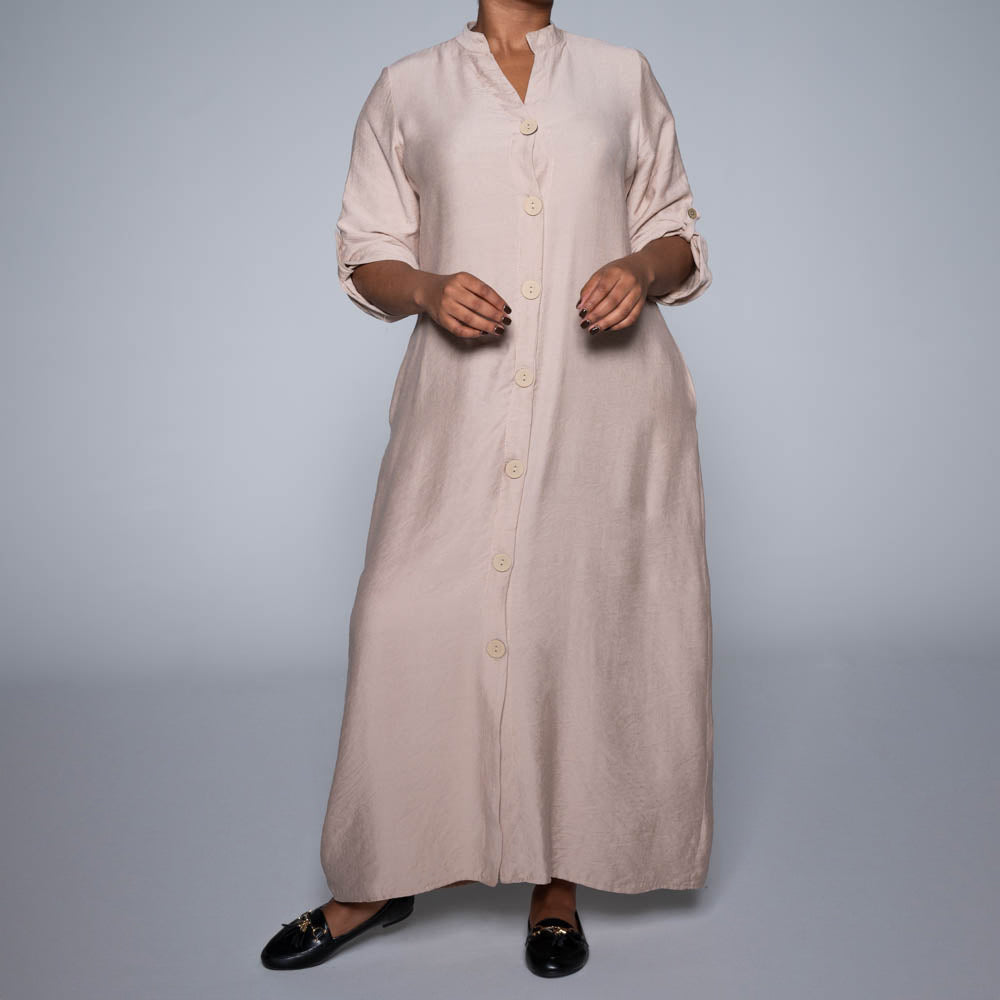 Stone Button Down Front Tunic