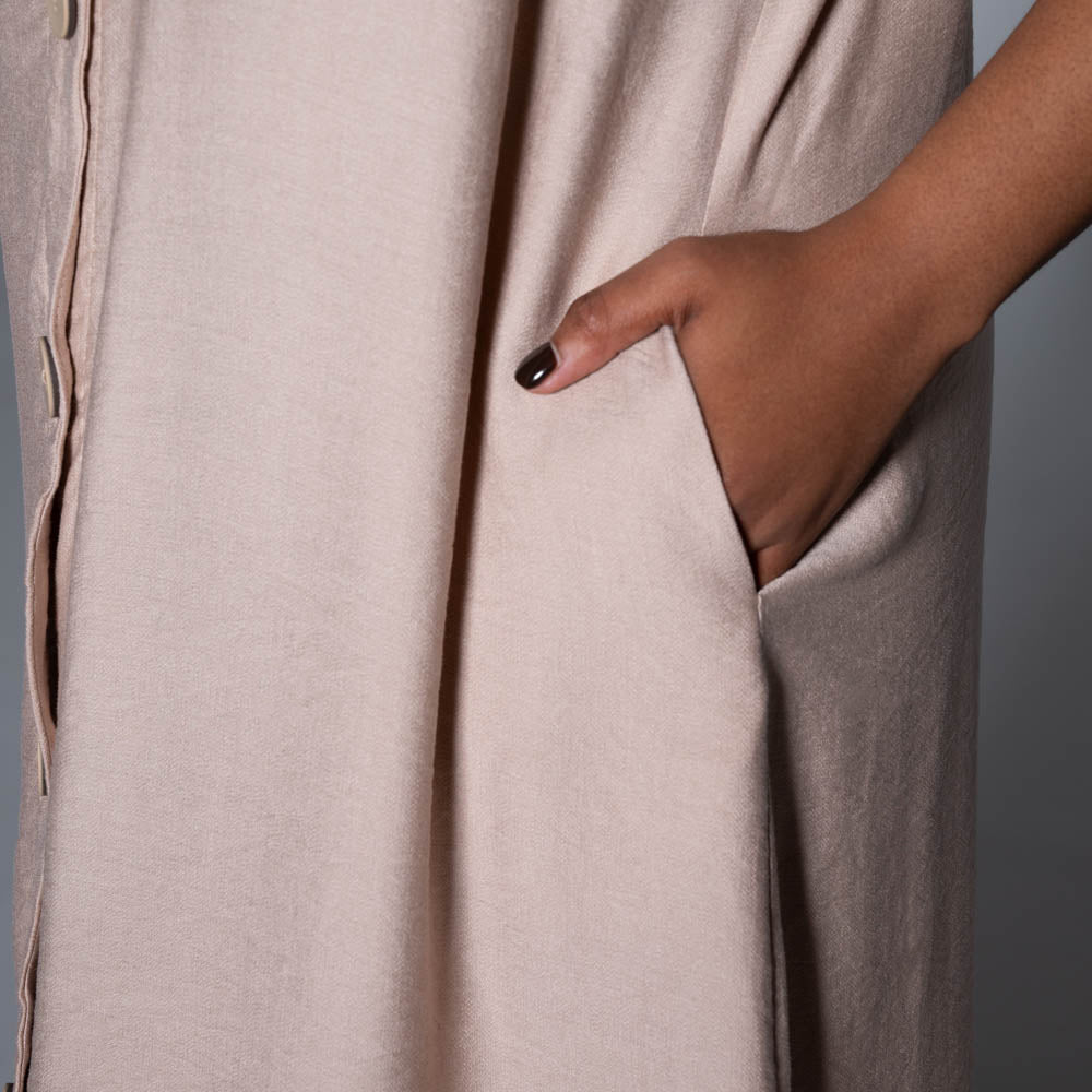 Stone Button Down Front Tunic