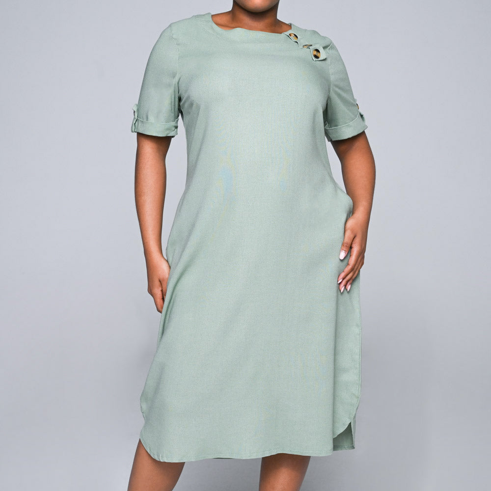 Plus Size Short Sleeve Tunic