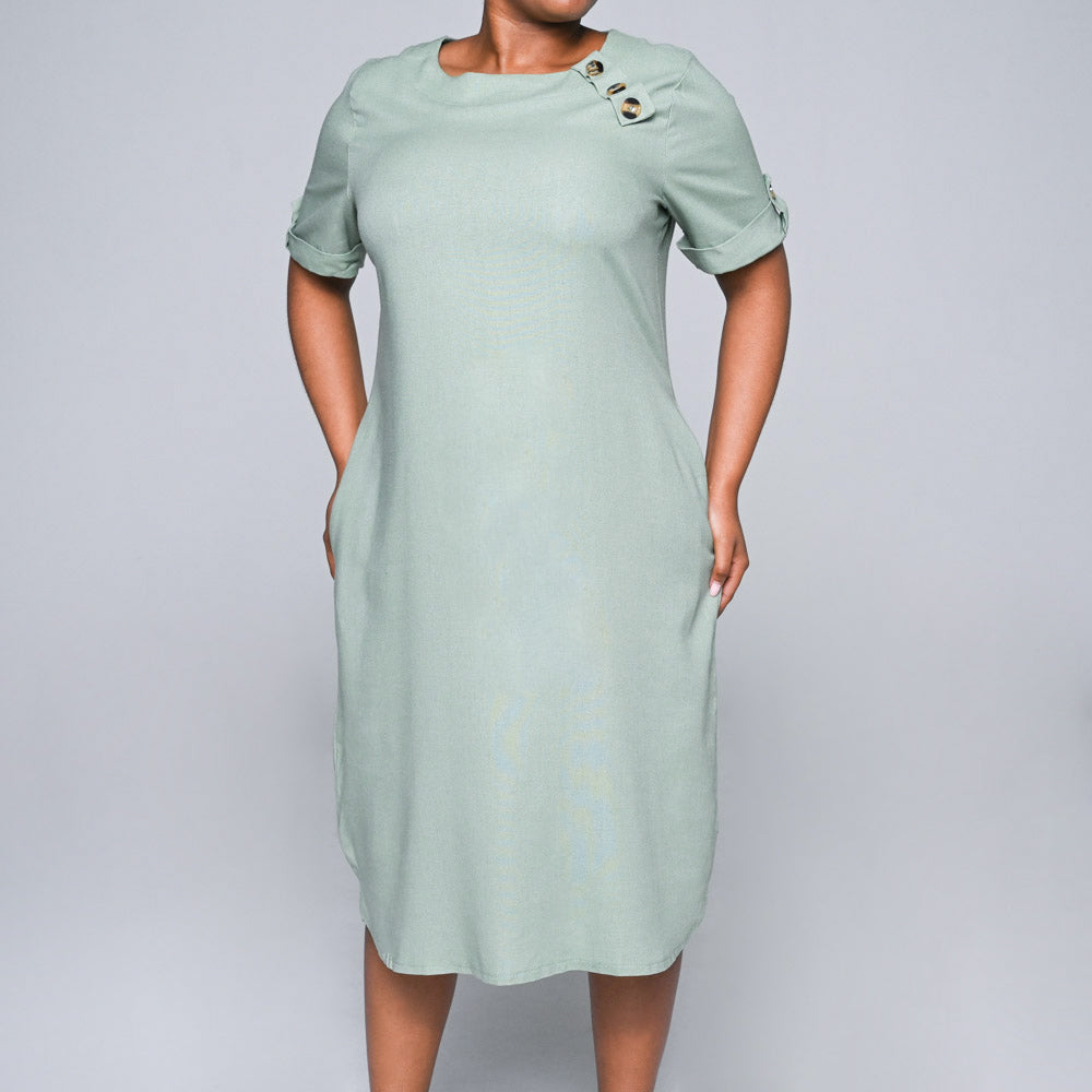 Plus Size Short Sleeve Tunic