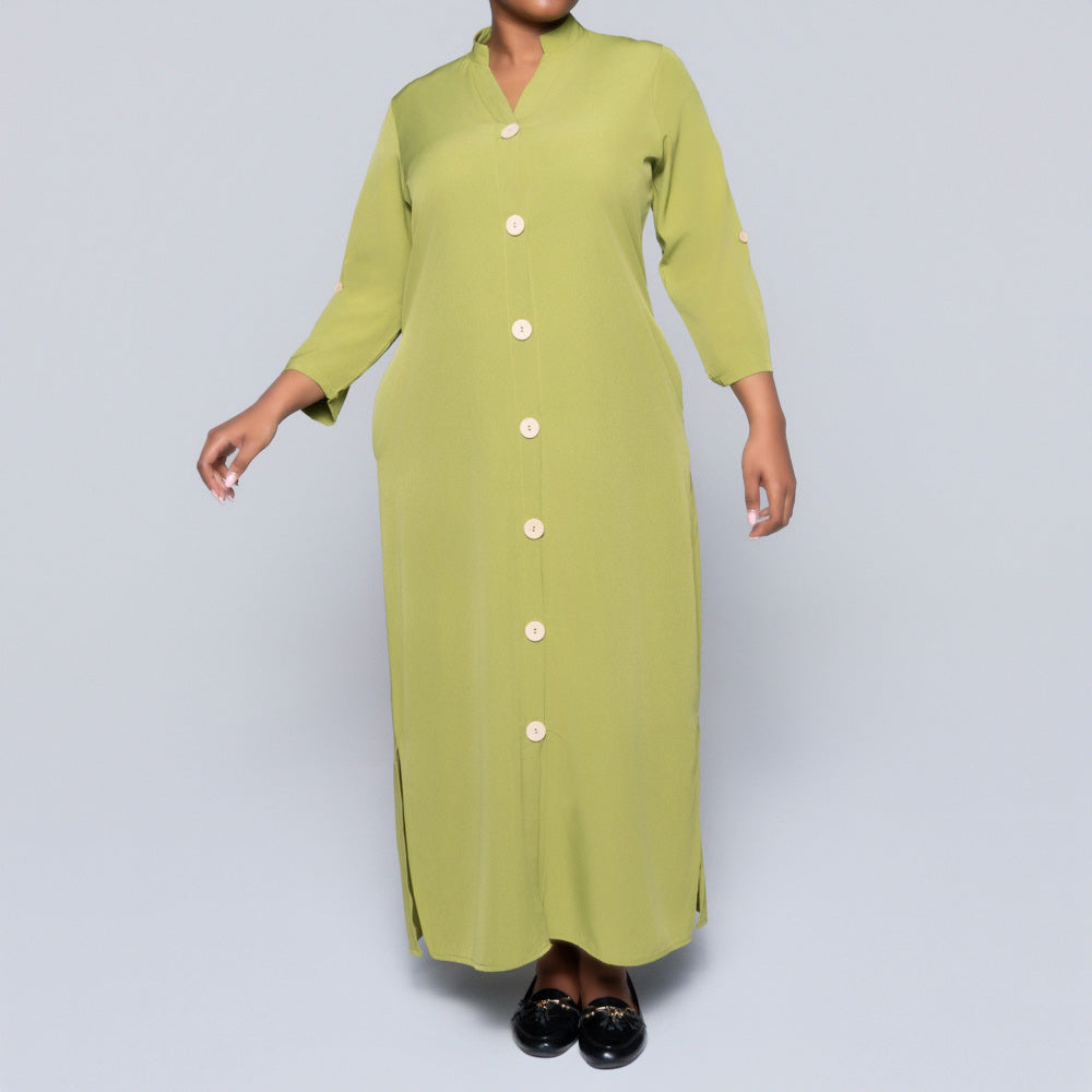Plus Size Chartreuse Tunic