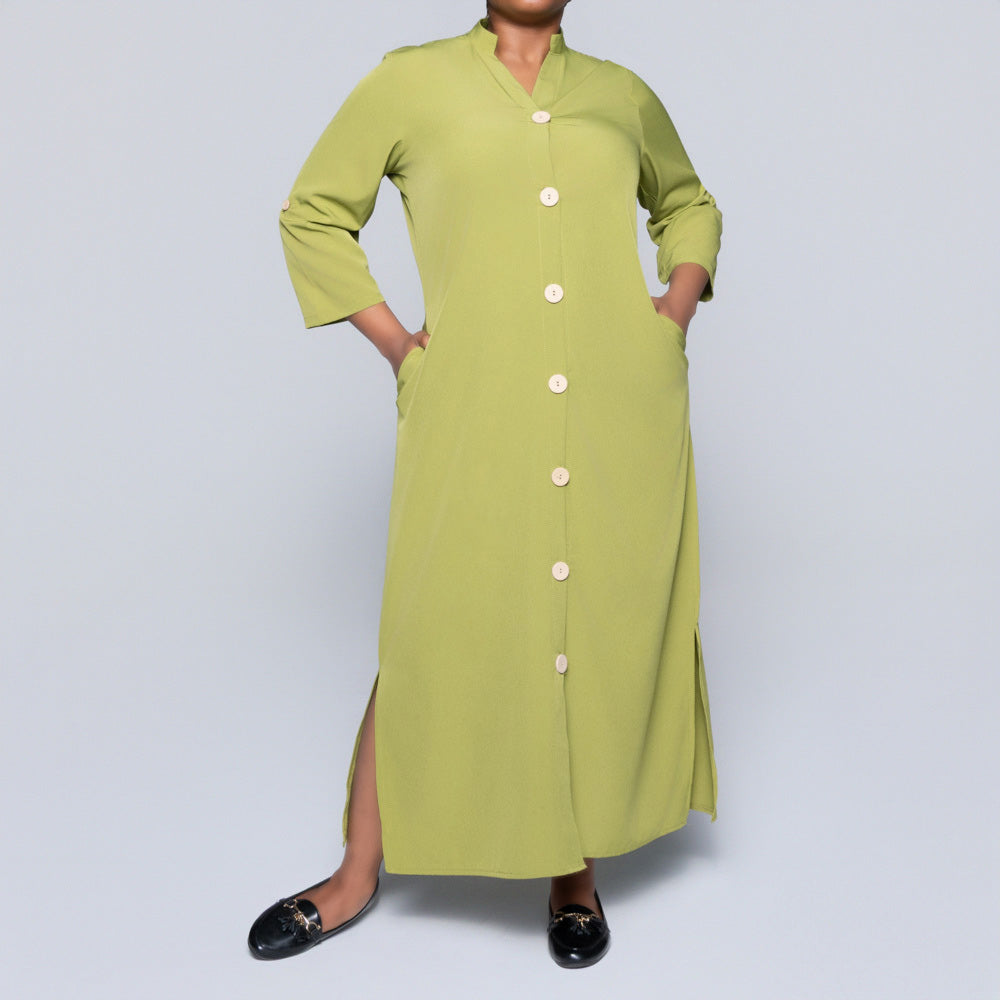 Plus Size Chartreuse Tunic