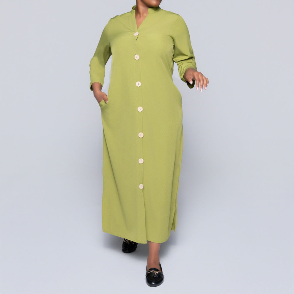 Plus Size Chartreuse Tunic