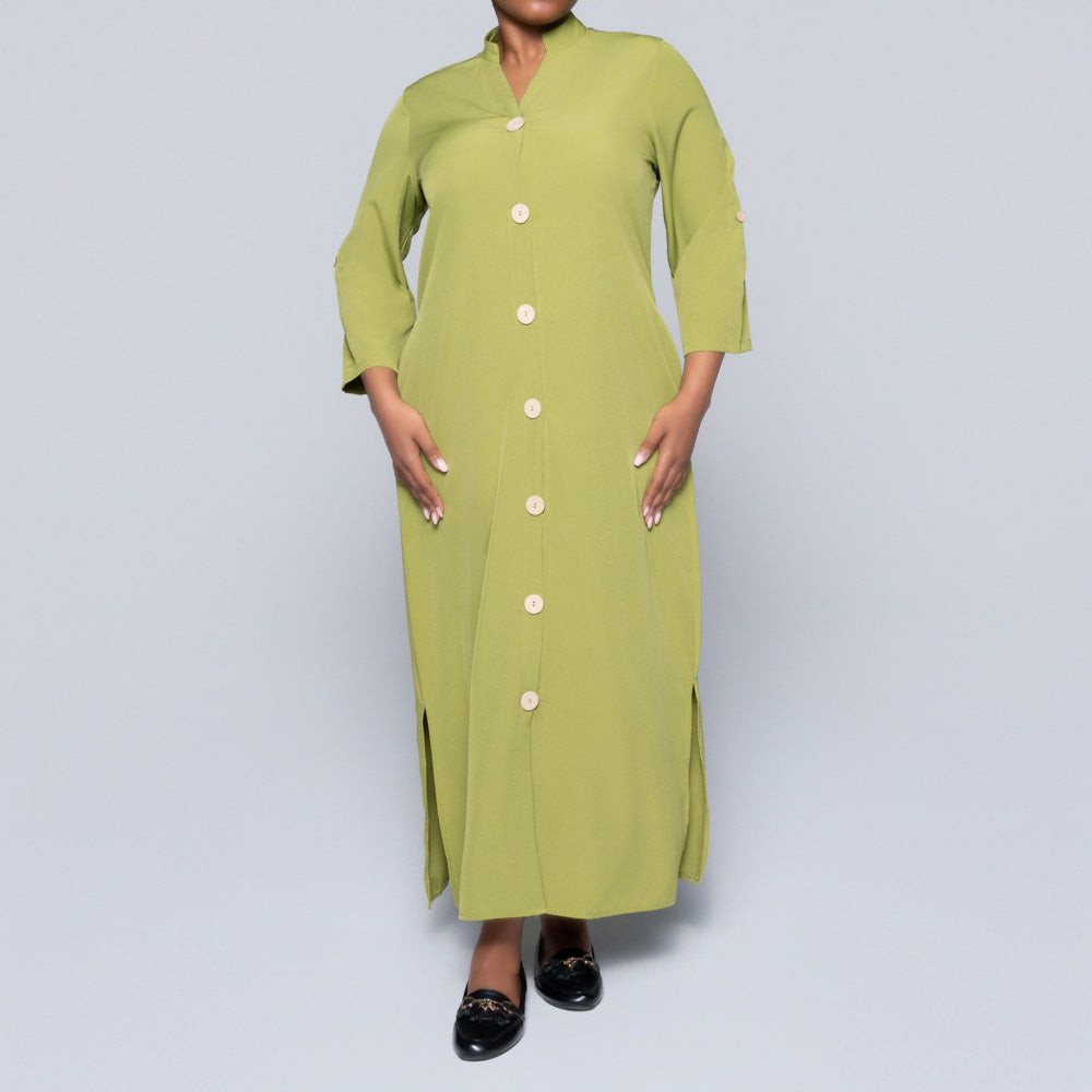 Plus Size Chartreuse Tunic