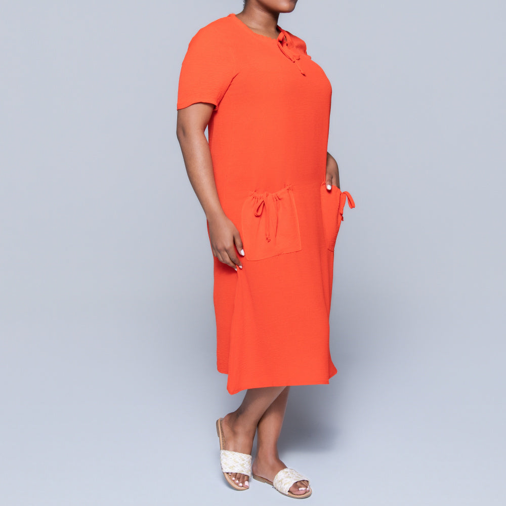 Plus Size Terracotta Airflow Tunic