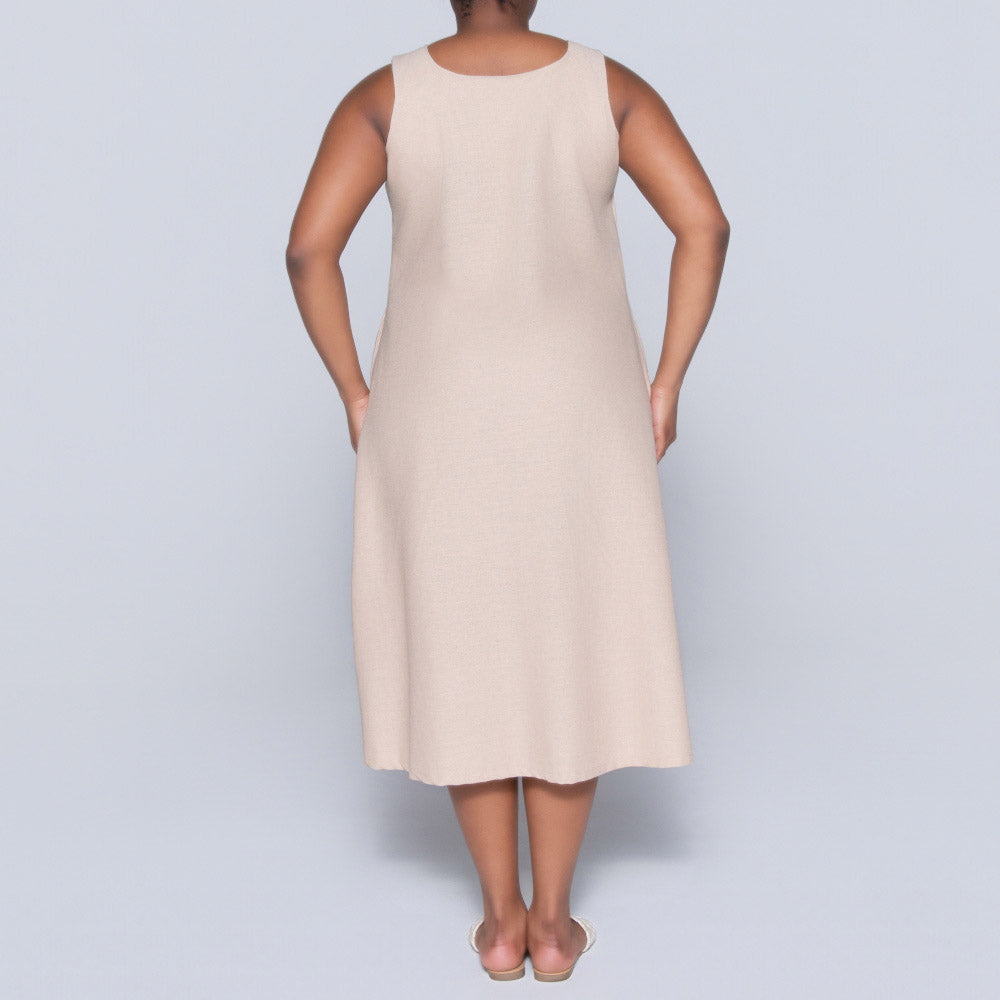 Plus Size Plain Short Sleeve Tunic