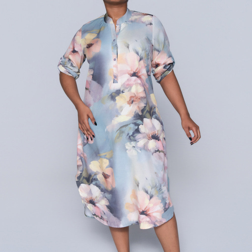 Plus Size Printed Tunic