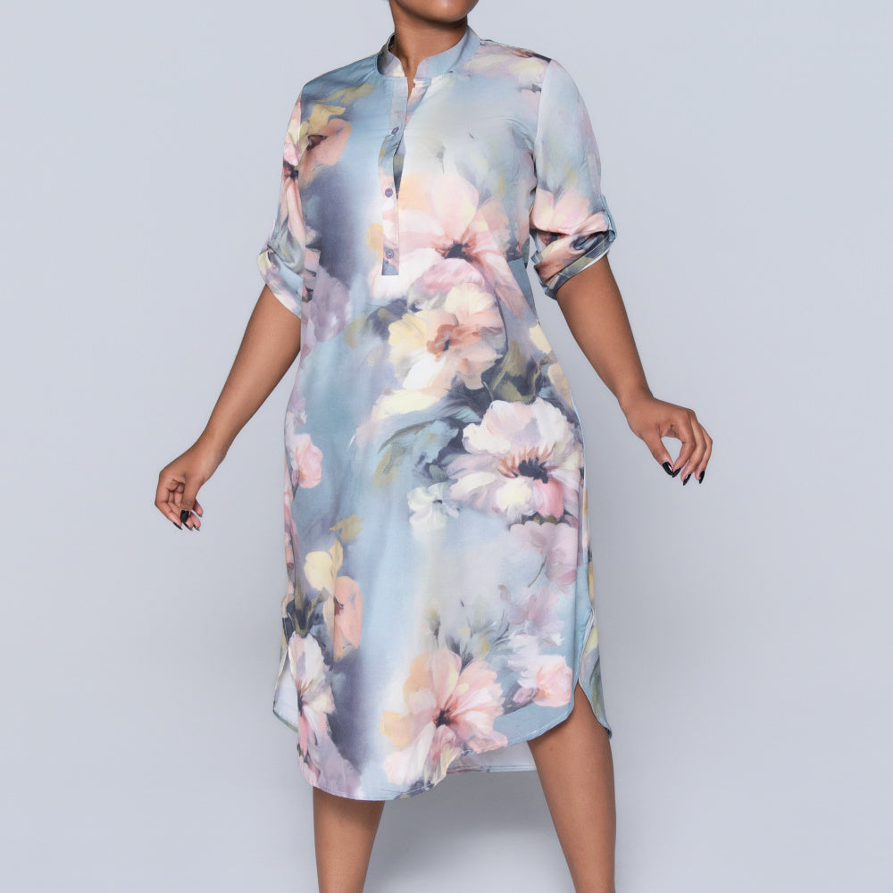 Plus Size Printed Tunic