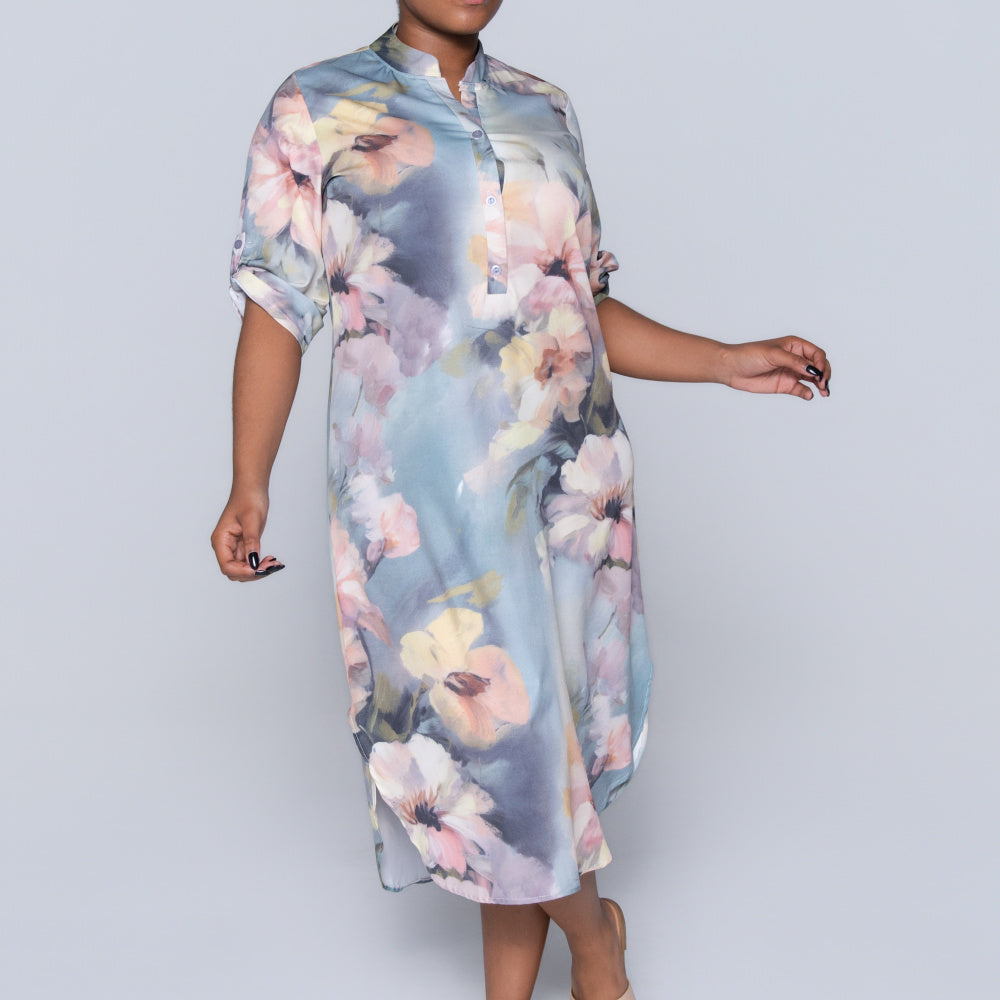Plus Size Printed Tunic