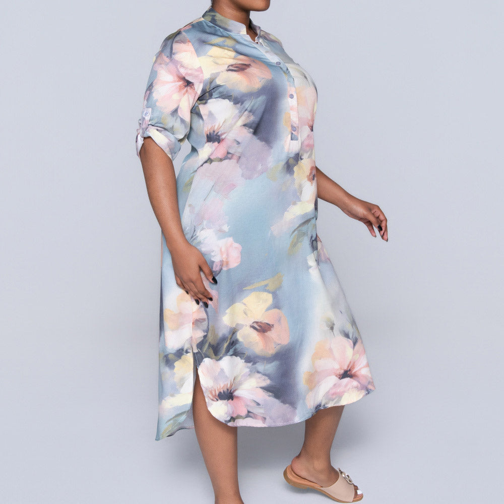 Plus Size Printed Tunic