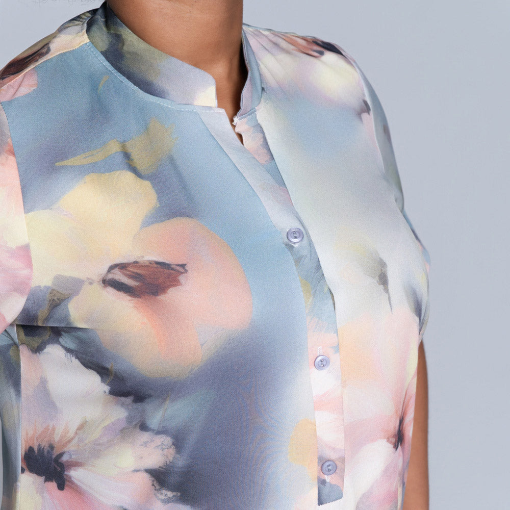 Plus Size Printed Tunic
