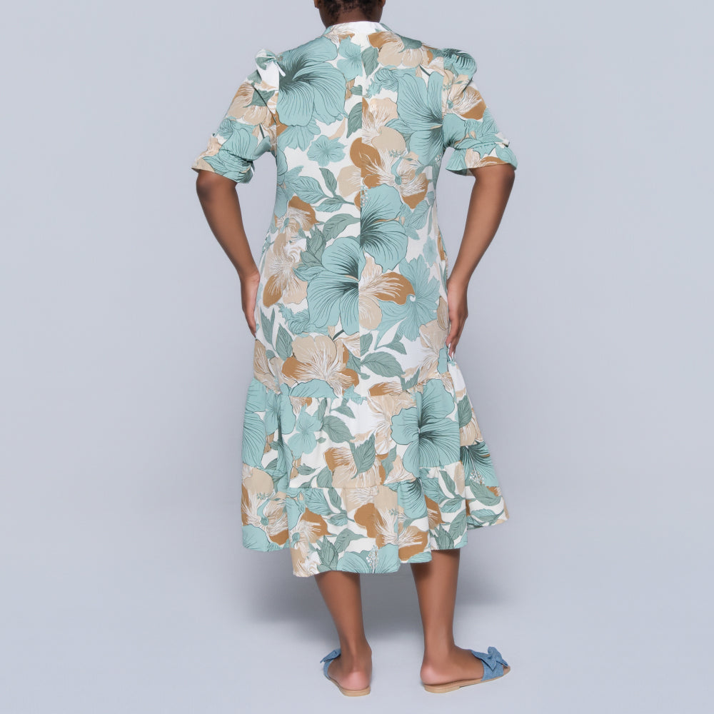 Plus Size Printed Tunic