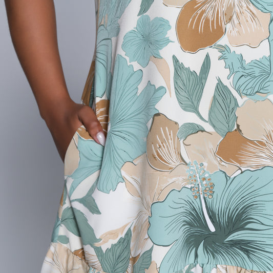 Plus Size Printed Tunic