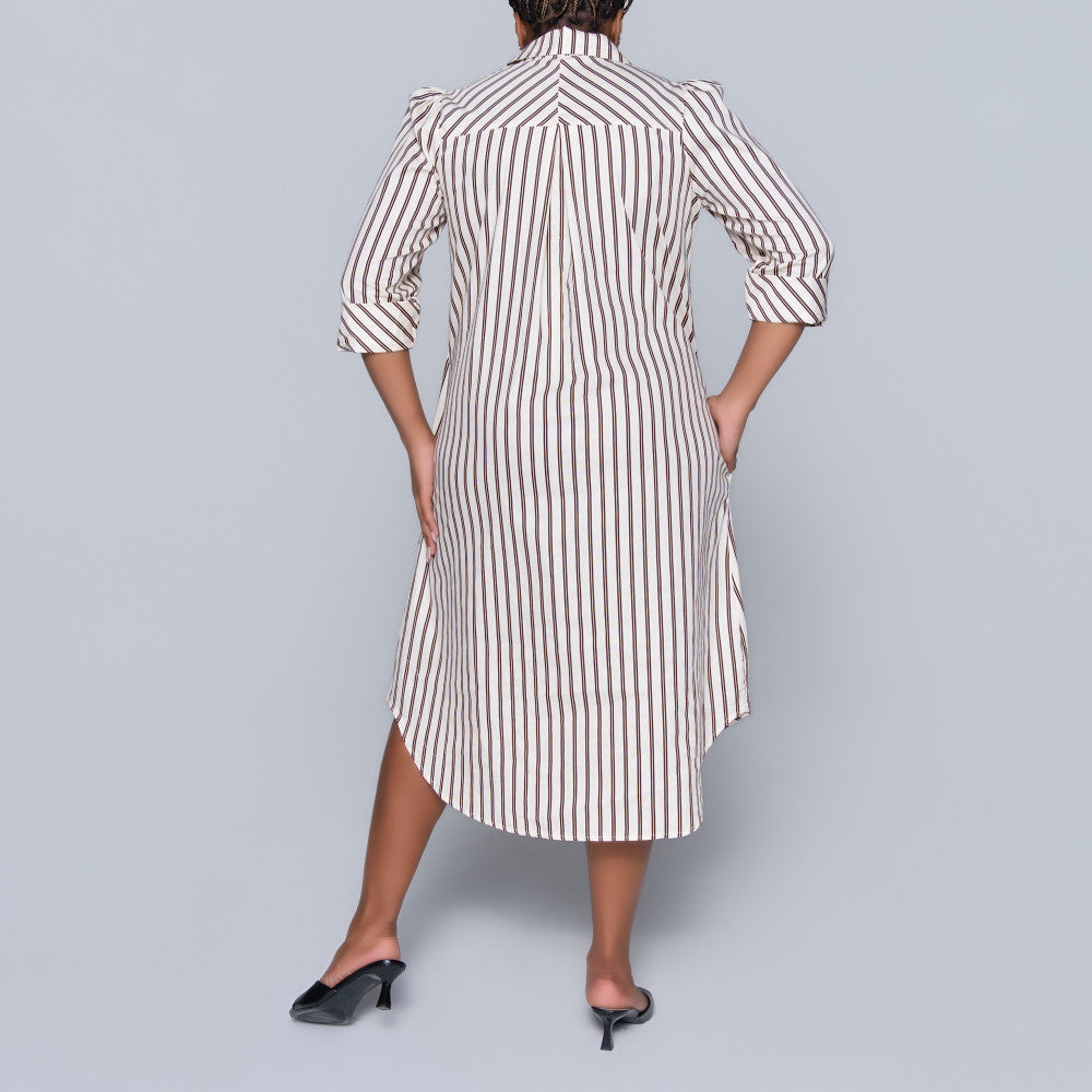 Plus Size Striped Tunic