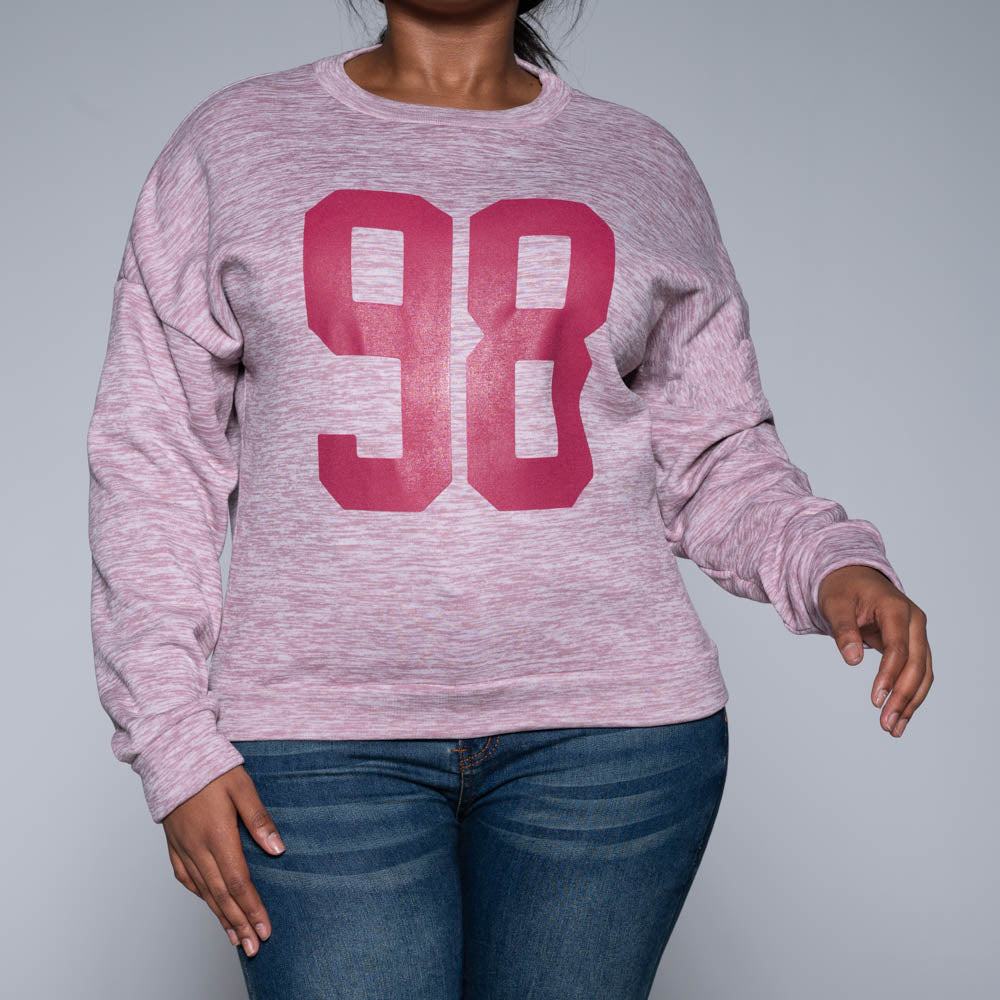 Front Print Mink Long Sleeve Top