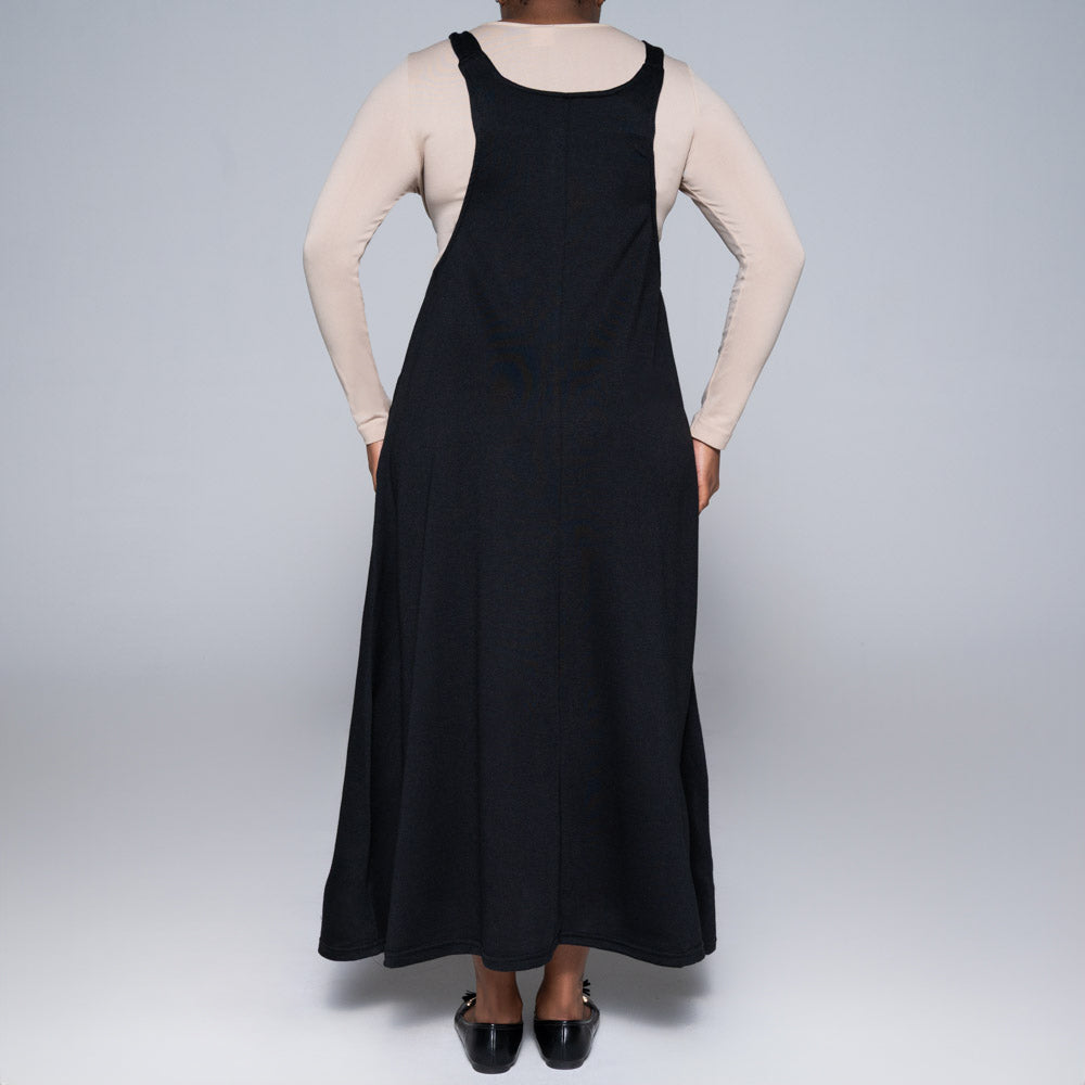 Black Pinafore Dress