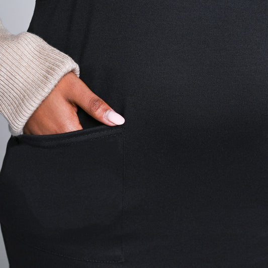 Black Pinafore Dress