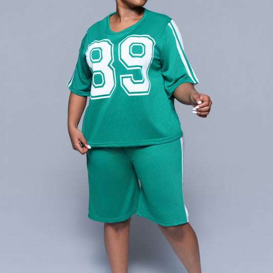 Emerald Top And Shorts Set