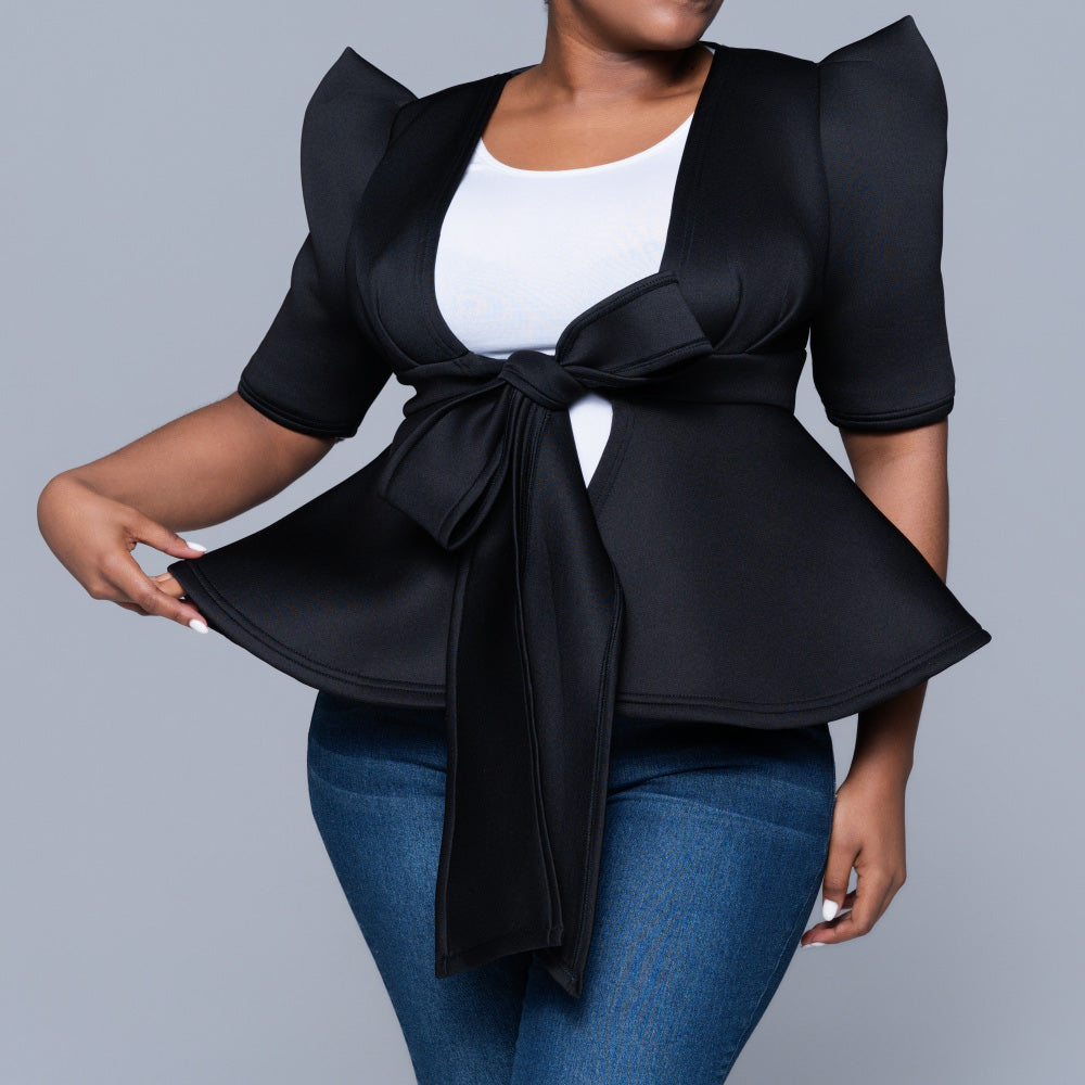 Black Scuba Jacket