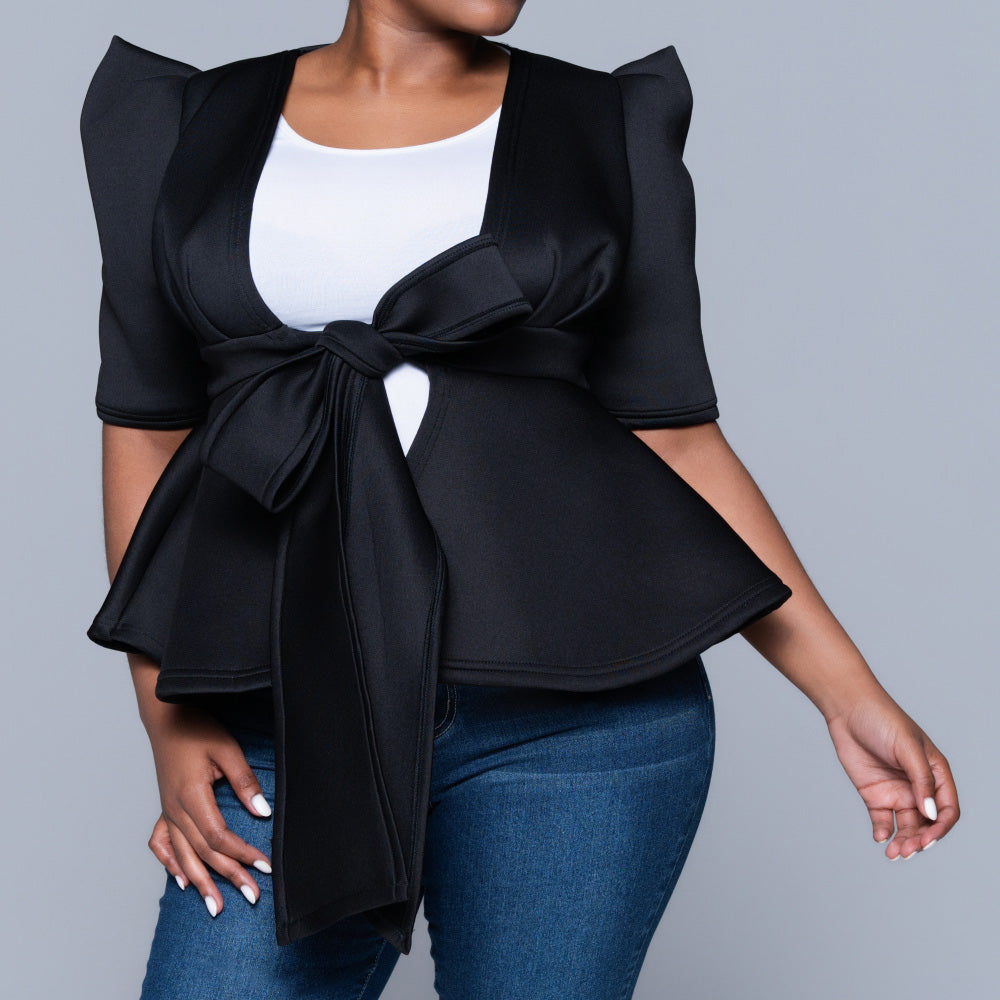 Black Scuba Jacket