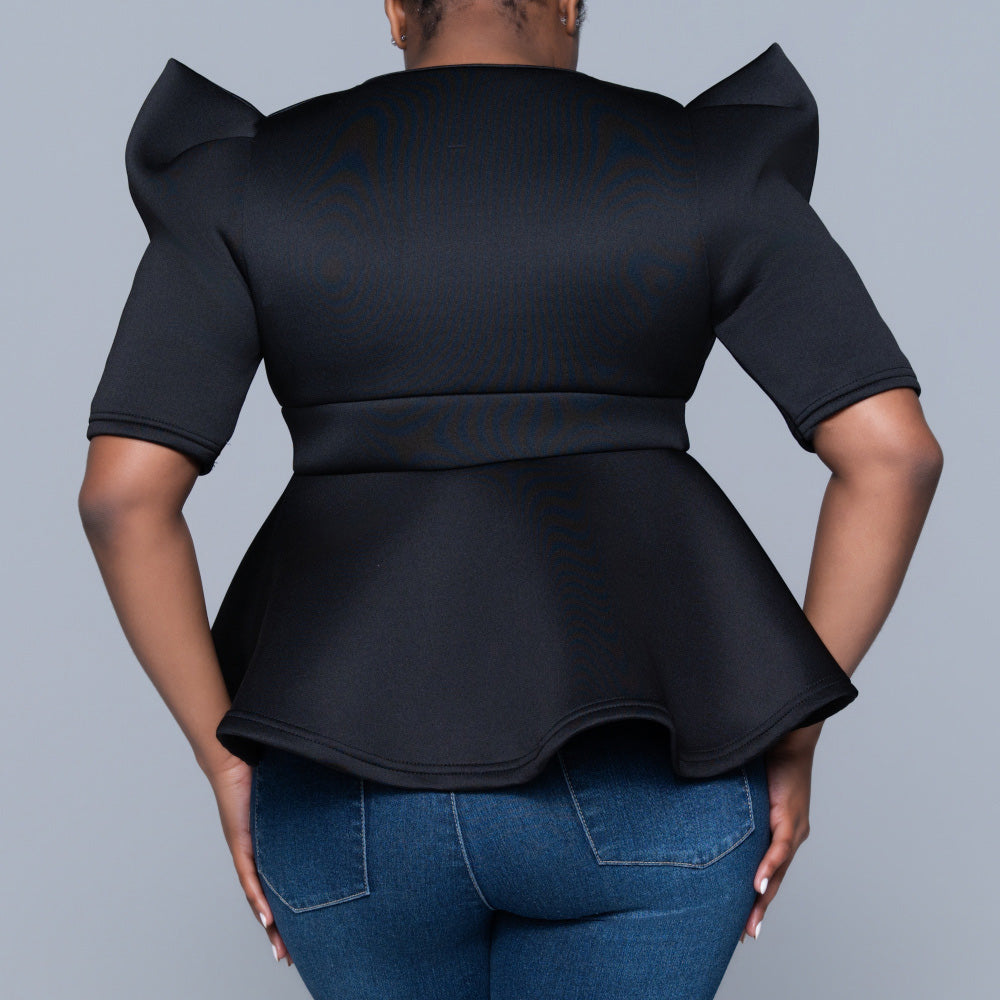 Black Scuba Jacket