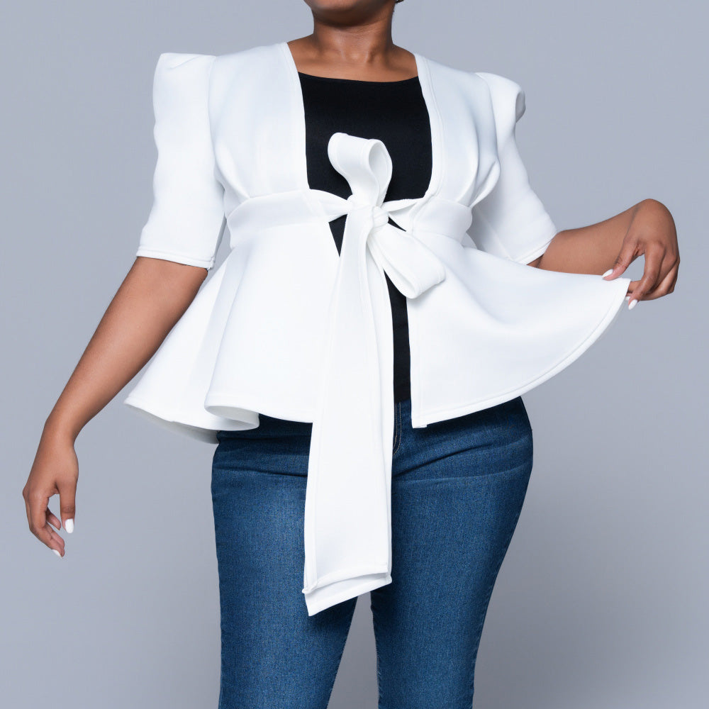 Ivory Scuba Jacket