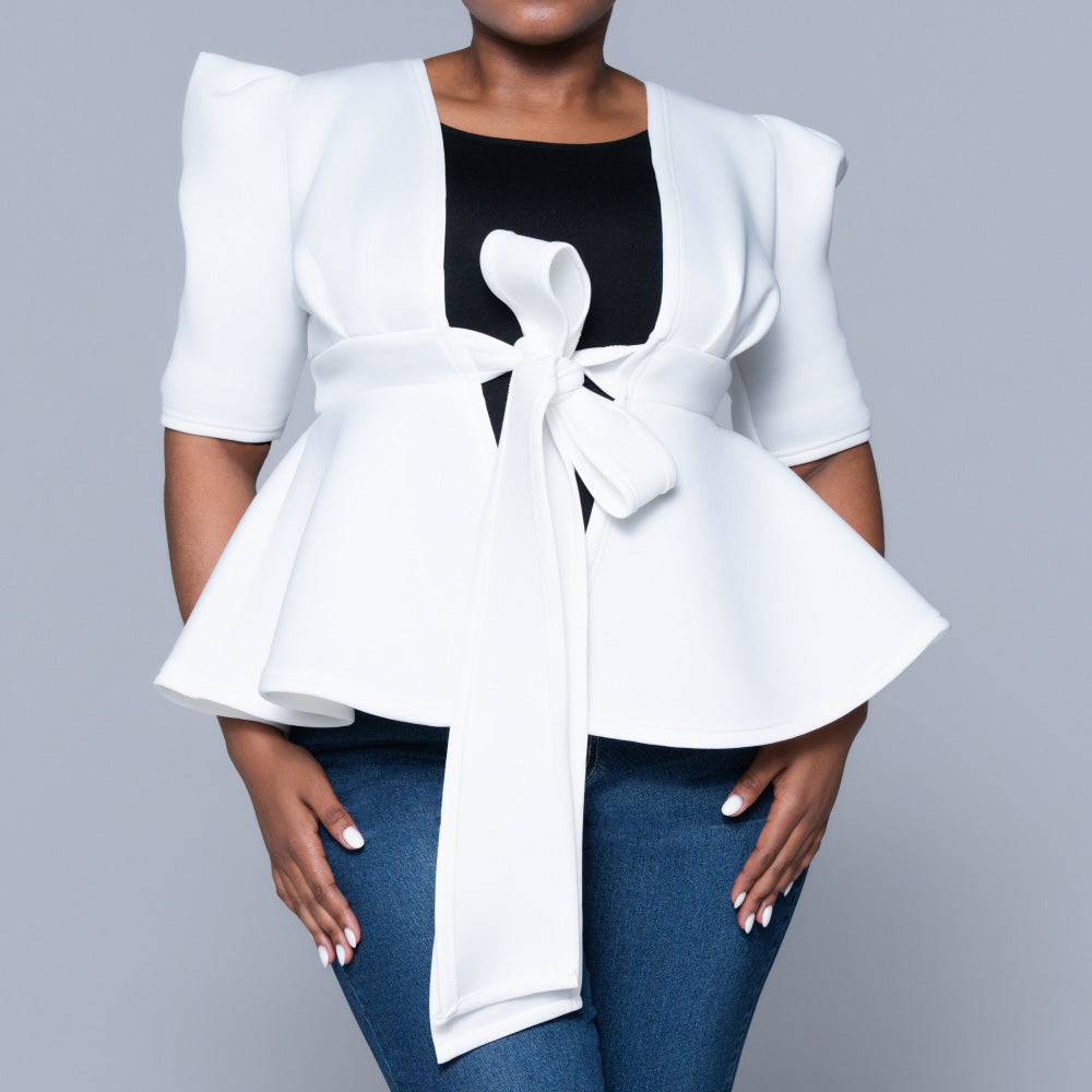 Ivory Scuba Jacket