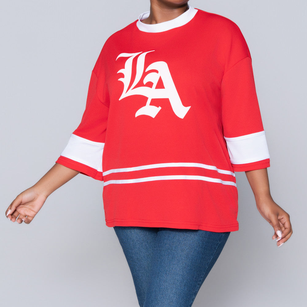 Red Birds Eye Top