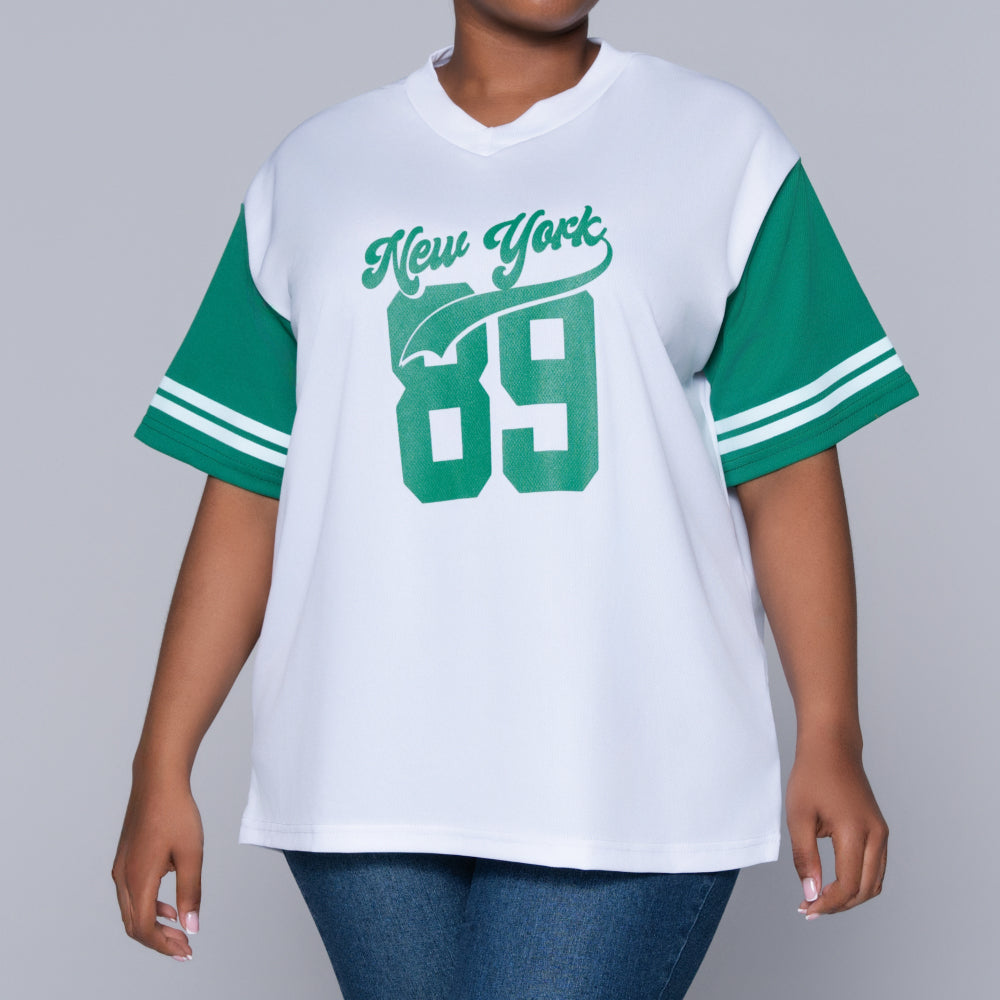 Emerald Short Sleeve Printed Top