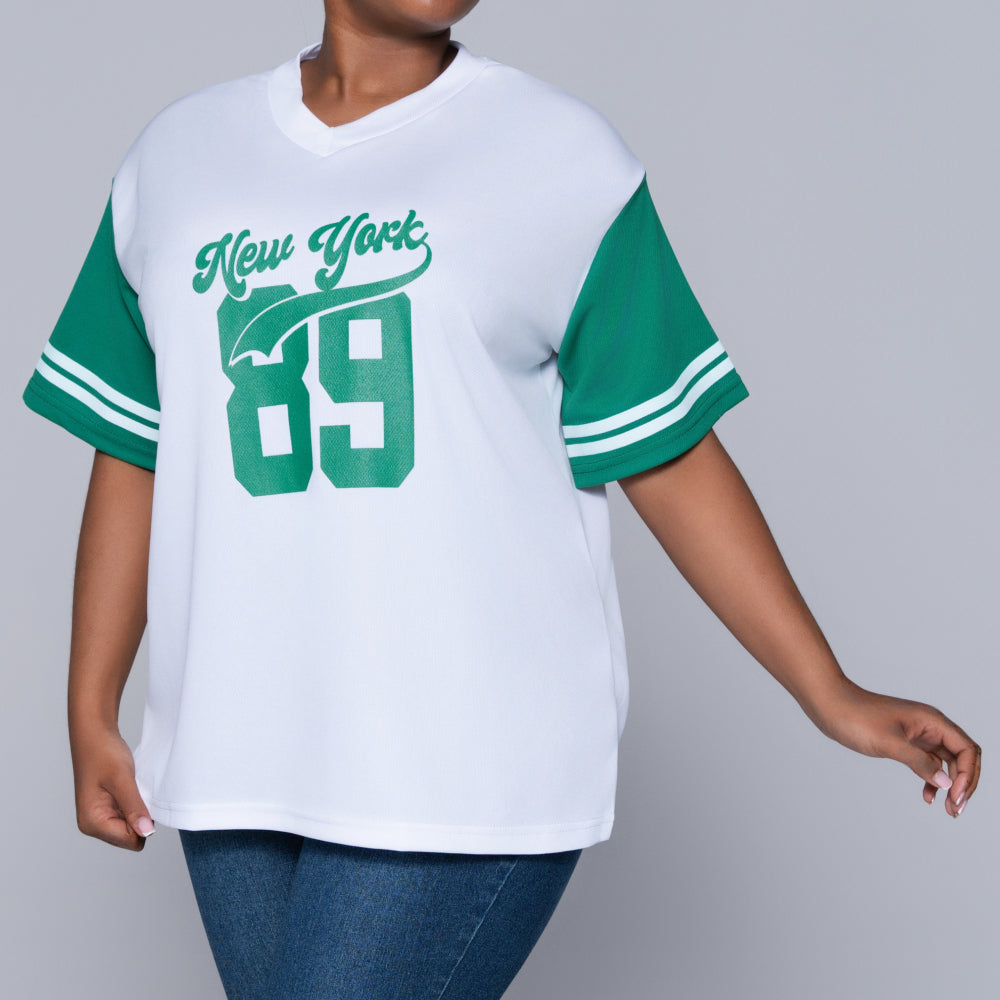 Emerald Short Sleeve Printed Top