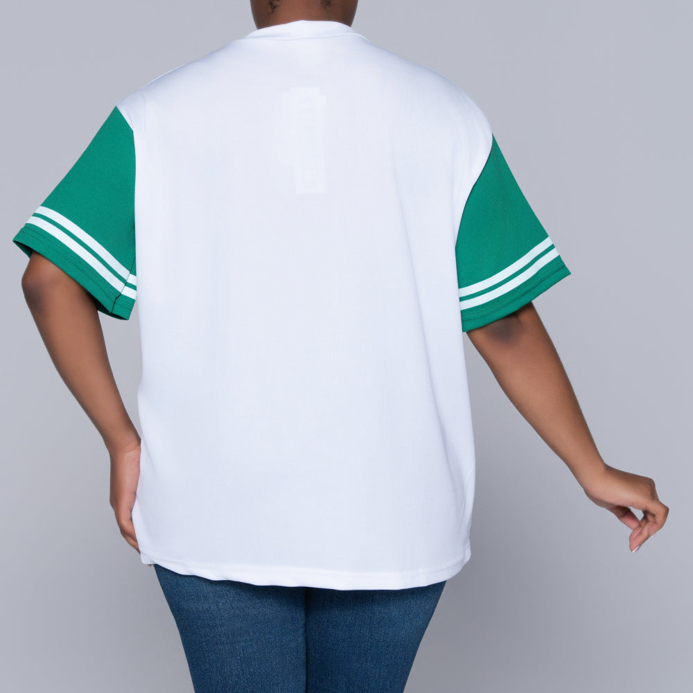 Emerald Short Sleeve Printed Top