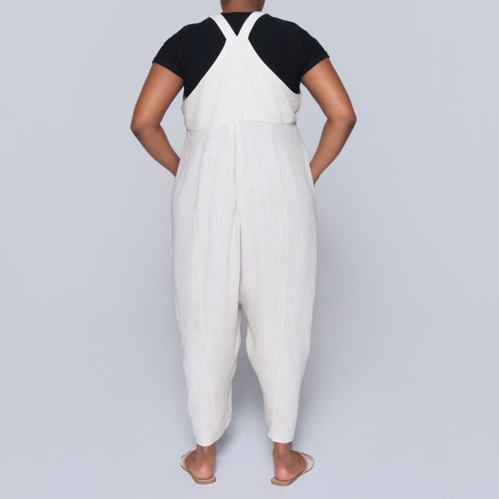 Side Pocket Viscose Jumpsuit