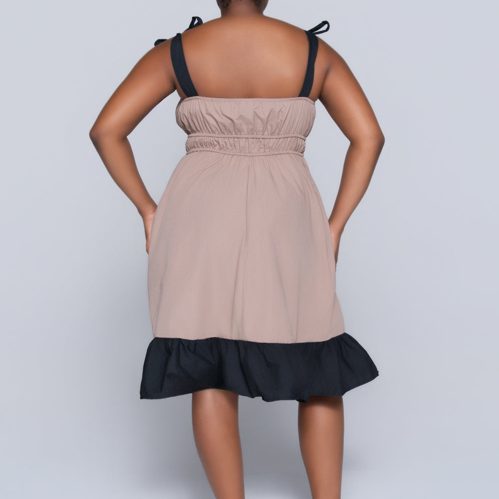 Tiered Strappy Dress