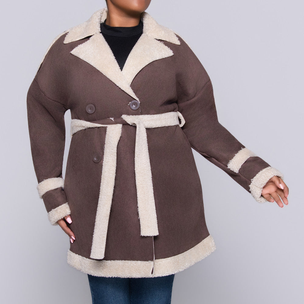 Chocolate Scuba Suede Jacket – Fashion World ZA