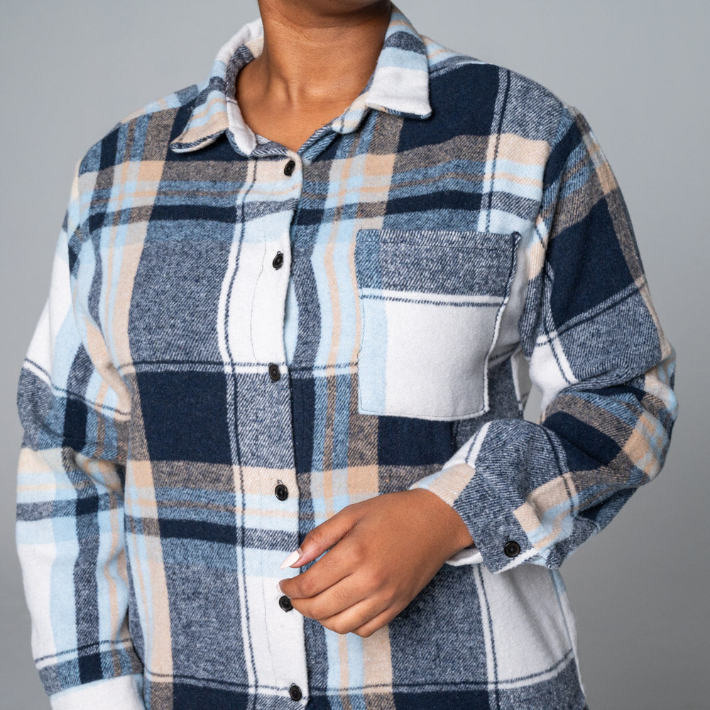 Navy Shacket