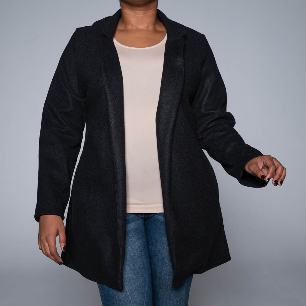 Black Melton Jacket