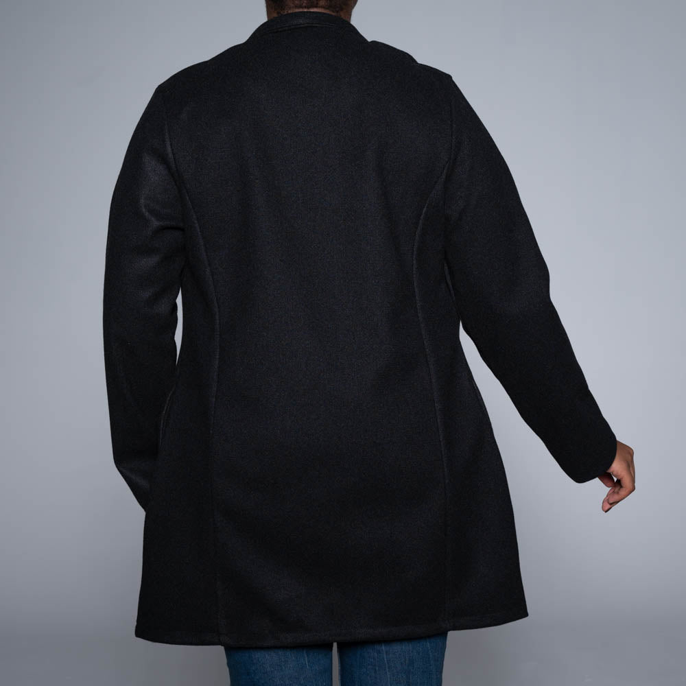 Black Melton Jacket