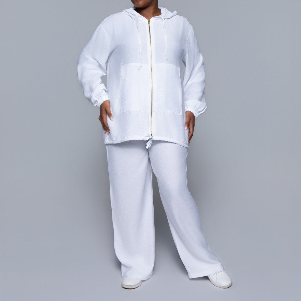 Optical White Pants